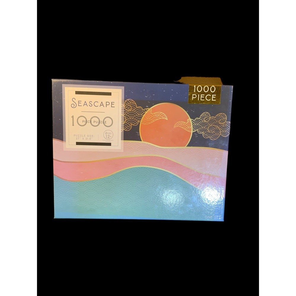 "Seascape" 1000 PC Jigsaw Puzzle 27" x 21.5" By RMS International 2021